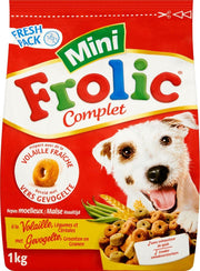Frolic Compleet Mini Gevogelte - Hondenvoer - 6 x 1 kg