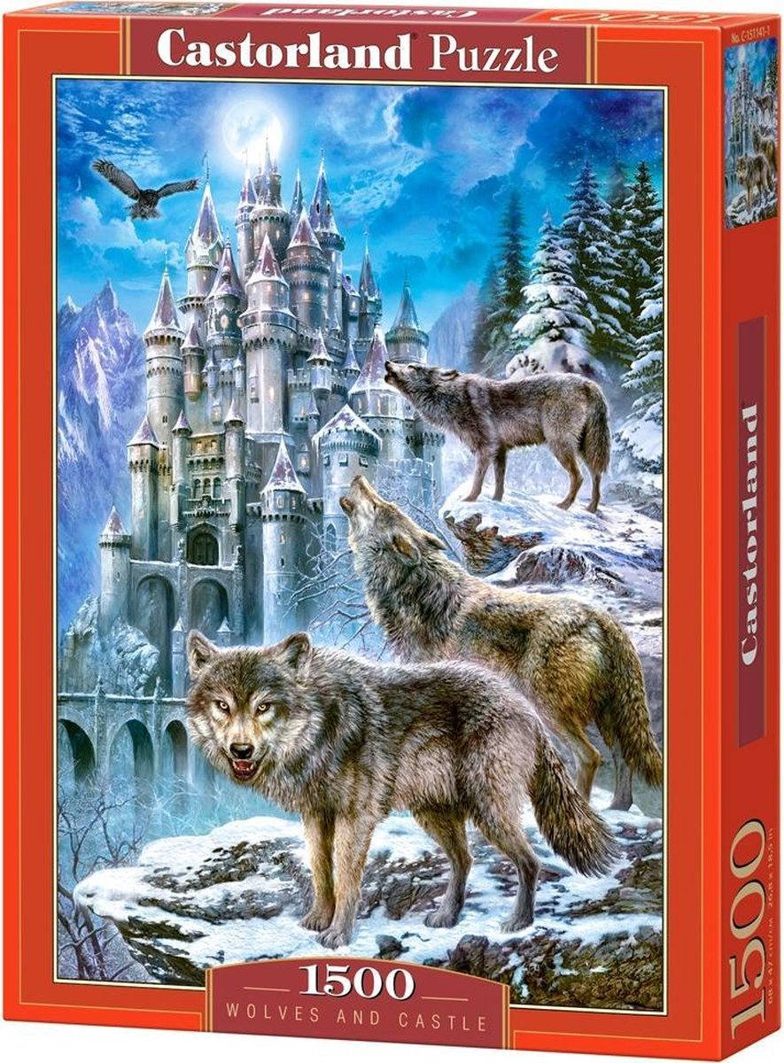 Wolves and Castle - Legpuzzel - 1500 Stukjes
