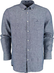 Gant 3012420 Casual overhemd met lange mouwen - Maat 3XL - Heren