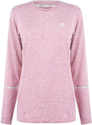 Karrimor - X-Lite MI Lange Mouw Hardloopshirt - Dames - Lichtroze - XS