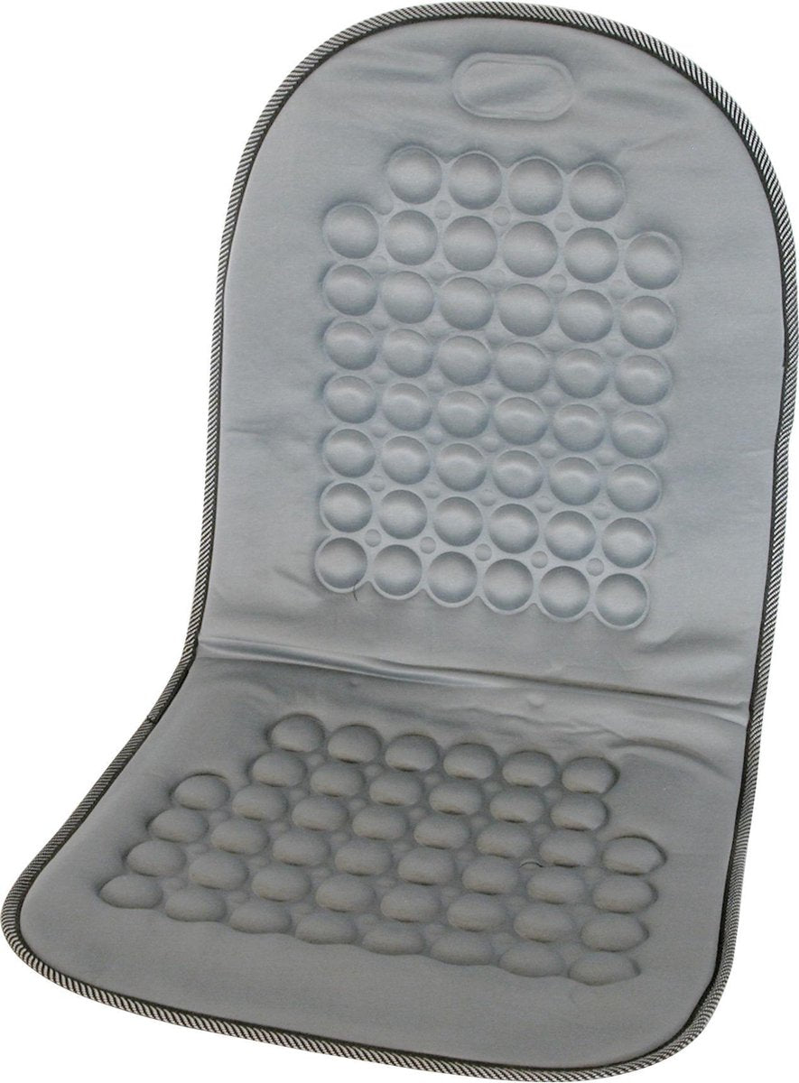 Carpoint Stoelkussen Met Bolletjes 90 X 45 Cm Grijs