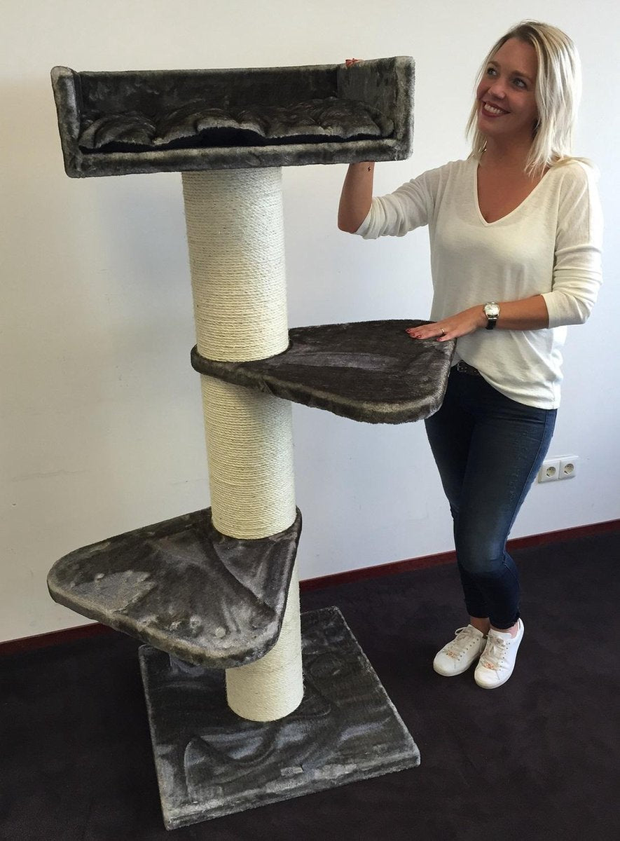 Krabpaal Royalty Taupe voor grote katten van RHRQuality