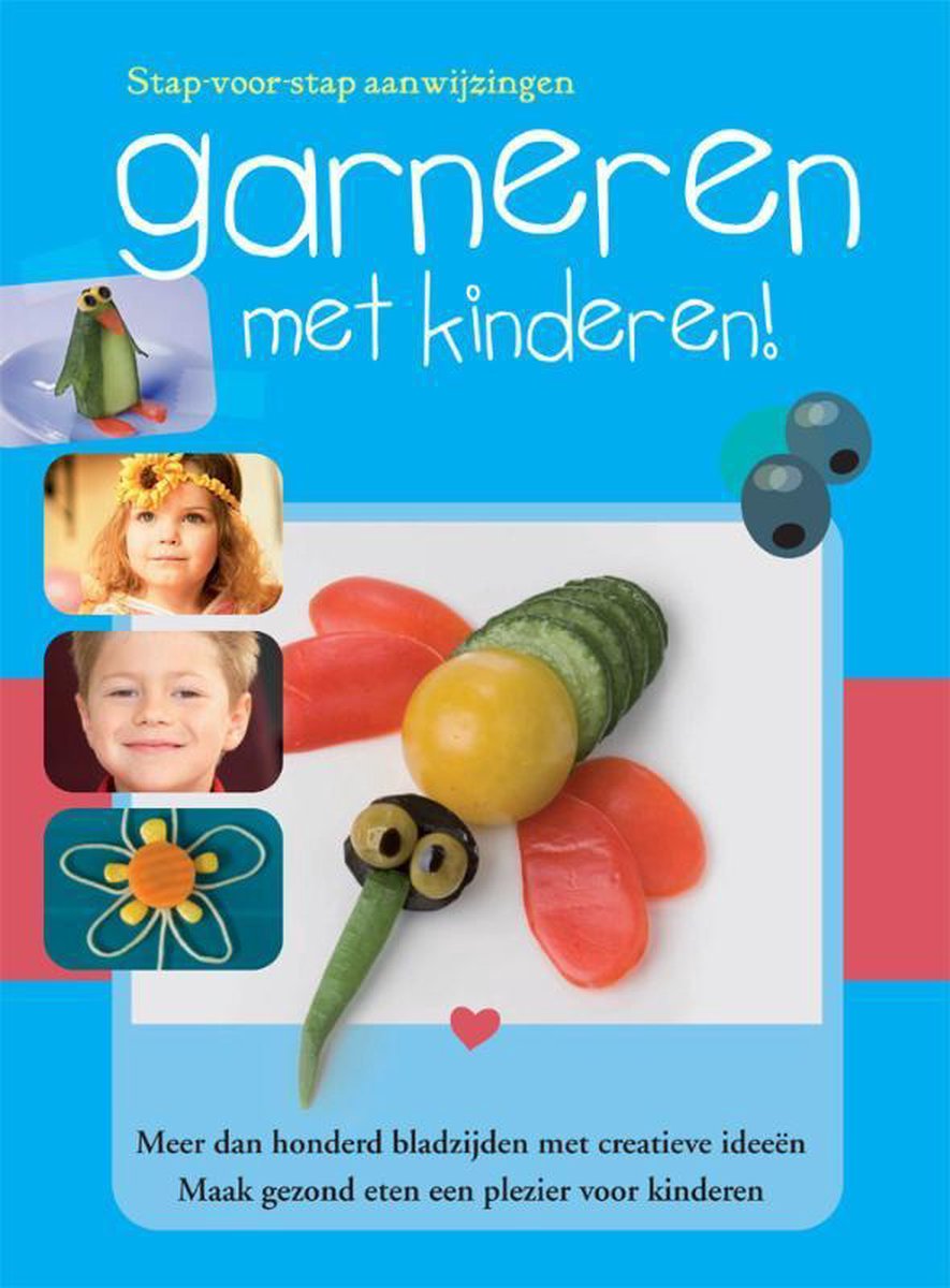 Kinderboeken Rebo Koken - Garneren met kinderen. 4+