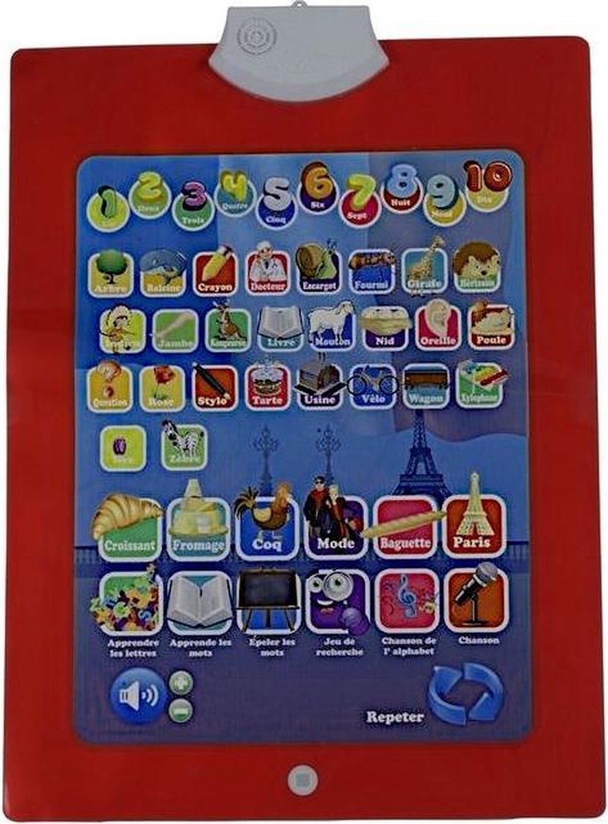 Eddy Toys Oefenkaart Franse Woorden 58 X 42 Cm