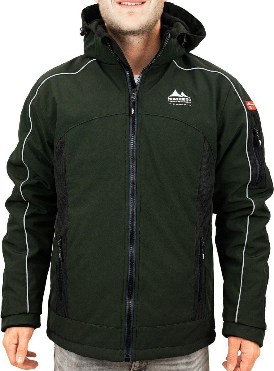 Nordberg heren winterjas Ole green - maat M