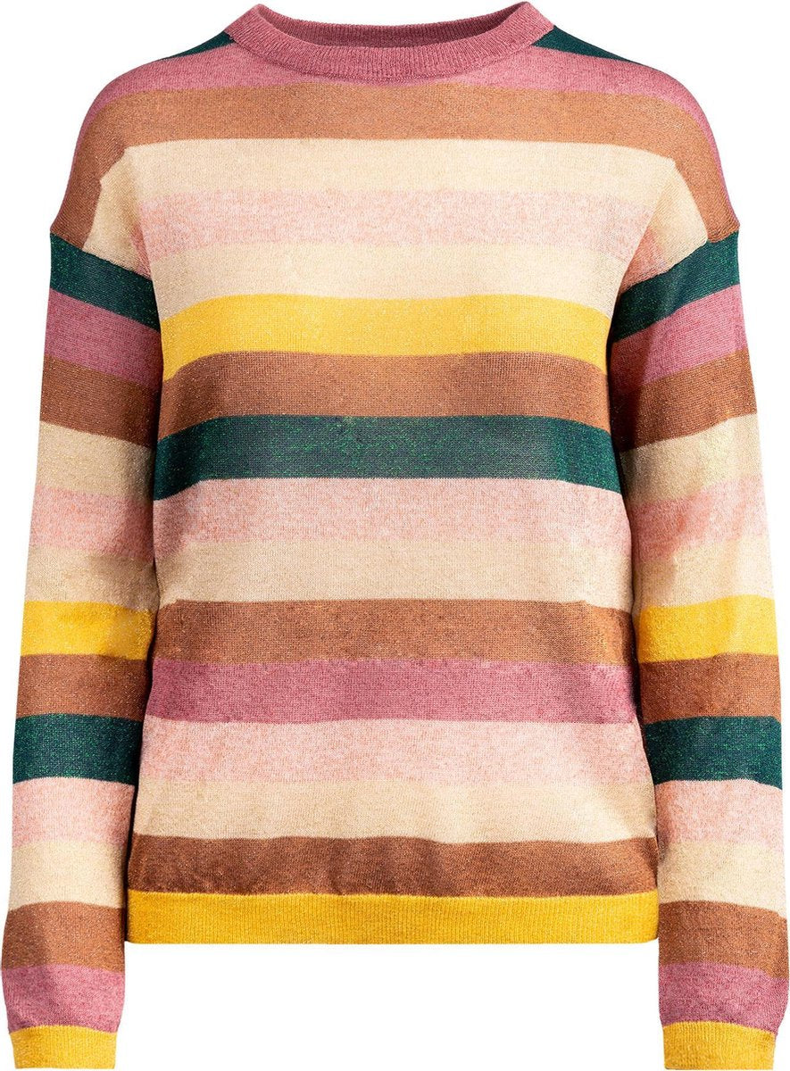Rainbow striped sweater
