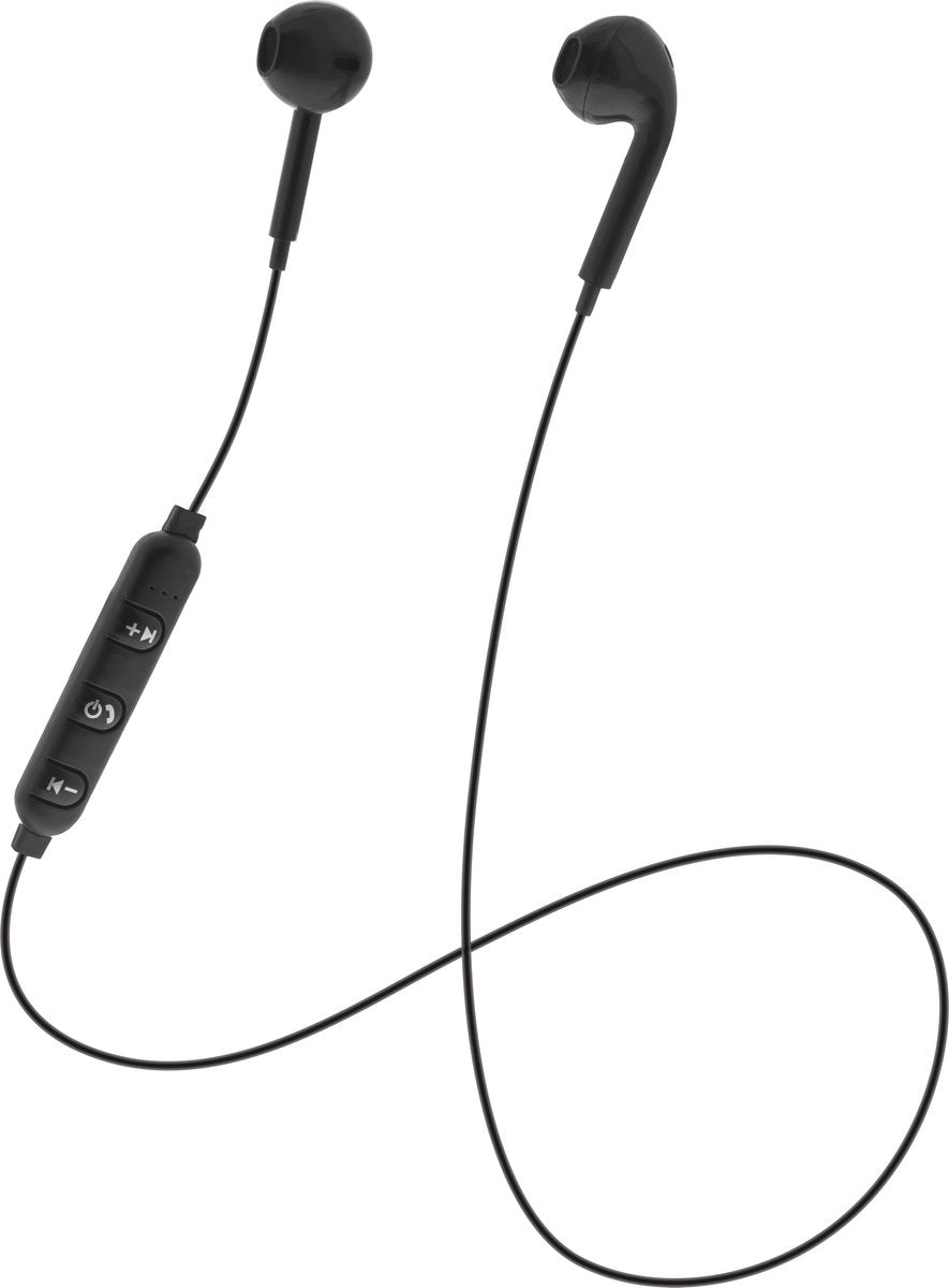 STREETZ HL-594 Semi-in-ear Bluetooth oordopjes met microfoon & Control button - Zwart