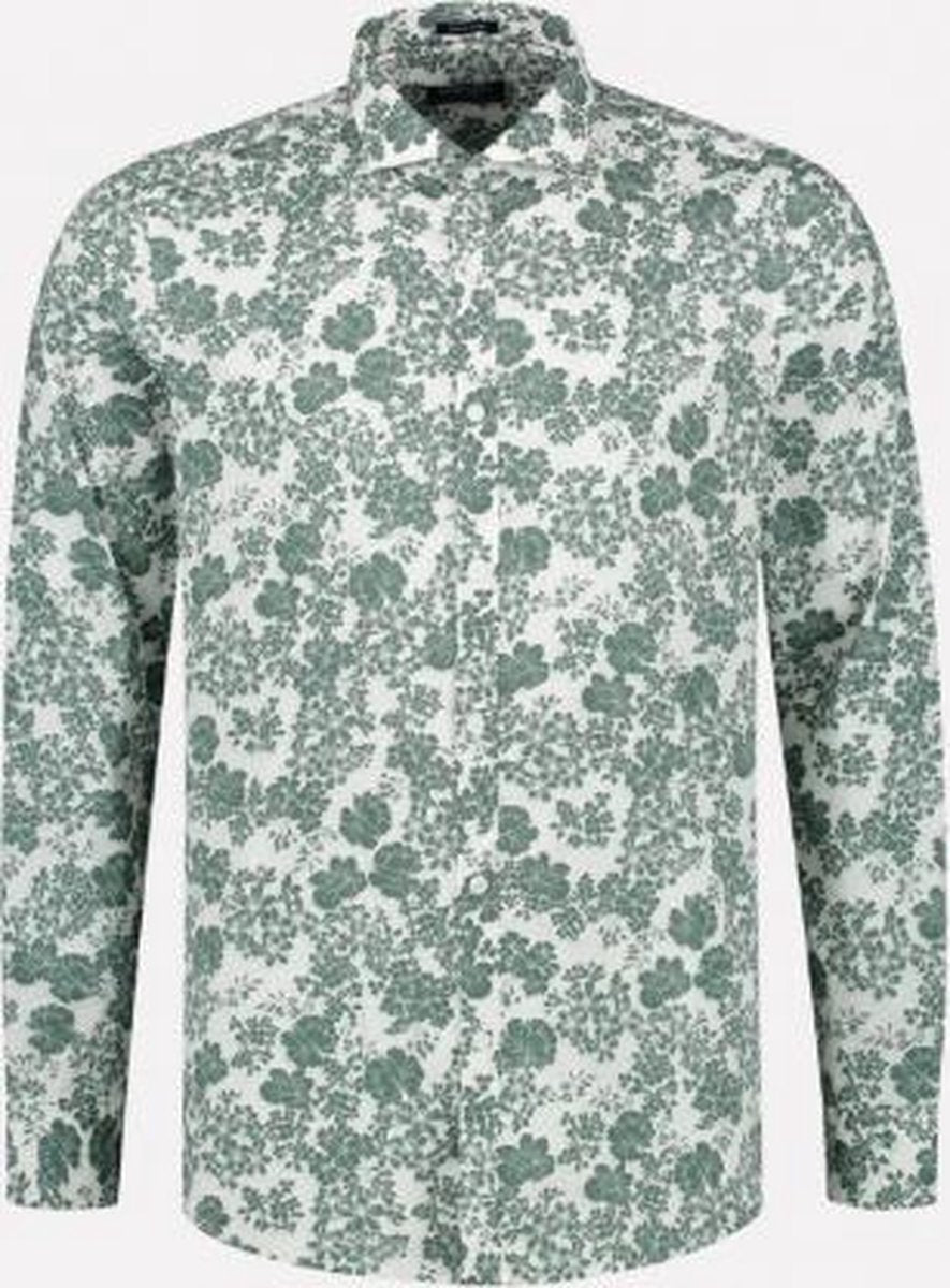 Dstrezzed Overhemd Slim Fit Print Groen (303330 - 525)
