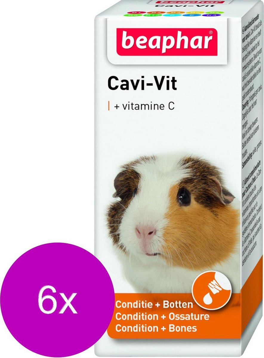 Beaphar Cavi-Vit - Supplement - 6 x 20 ml