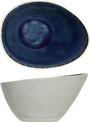 Cosy&Trendy Spirit Kommetje - Ovaal - 10.5x8x 6 cm - Blue - 6 stuks