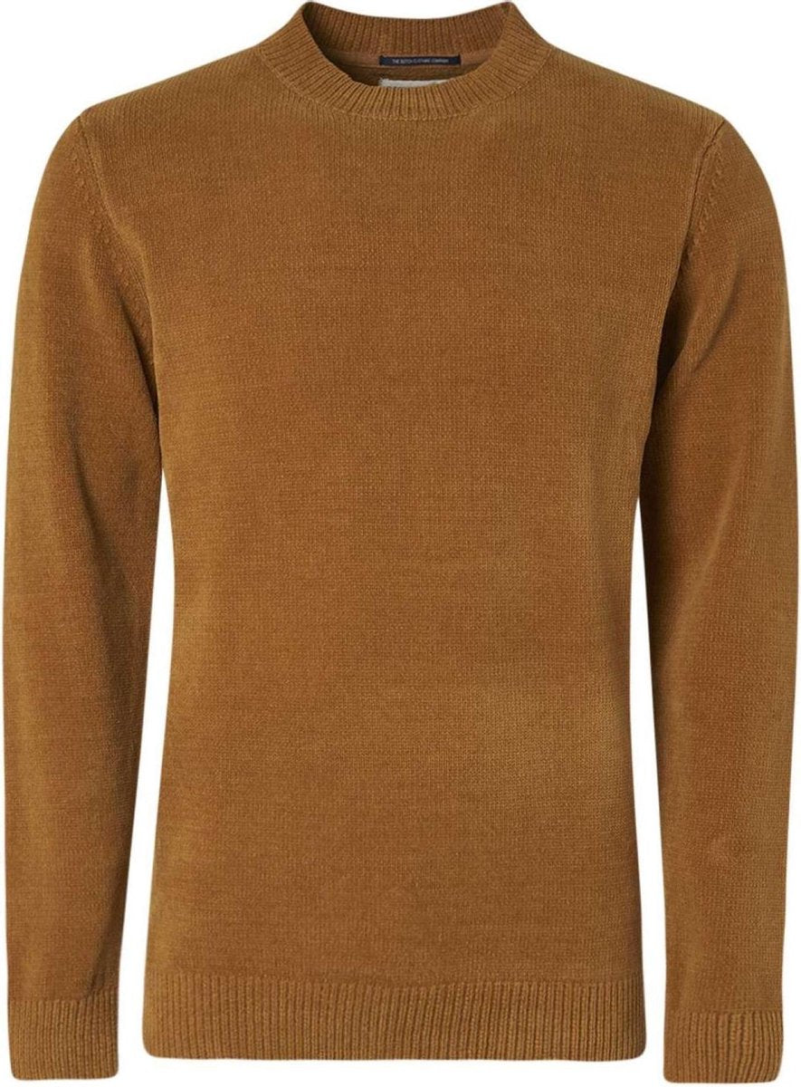 No Excess Pullover - Modern Fit - Oker - 3XL Grote Maten