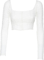 Love Triangle blouse Wit-12 (L)