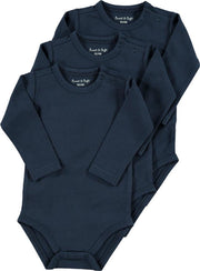 Zeeman romper biologisch katoen - maat 74/80 - blauw - 3 stuks