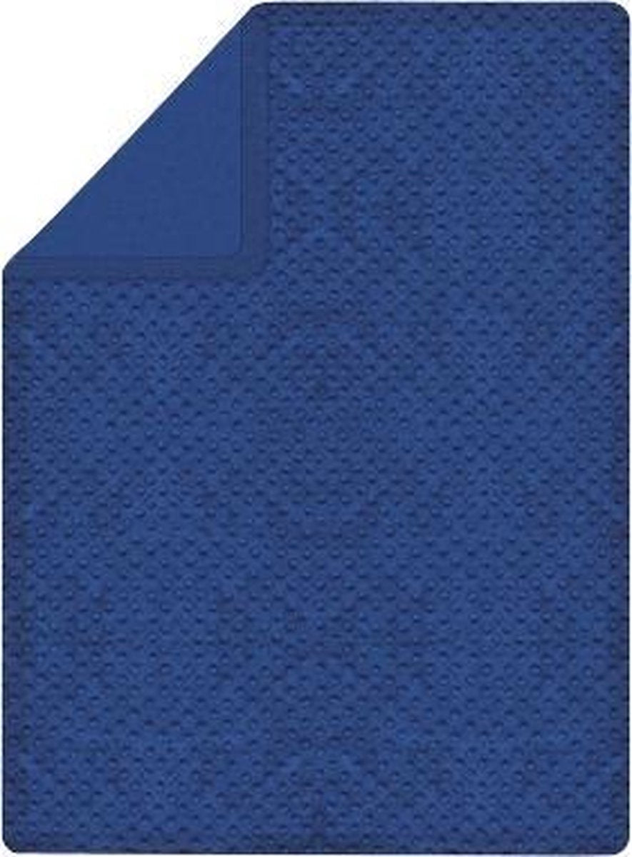 Interbaby Babydeken Bubble 80 X 110 Cm Fleece Navy