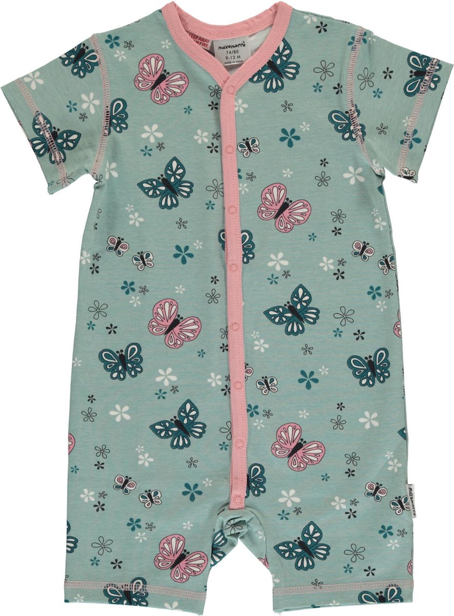 Rompersuit Button SS BUTTERFLY 86/92