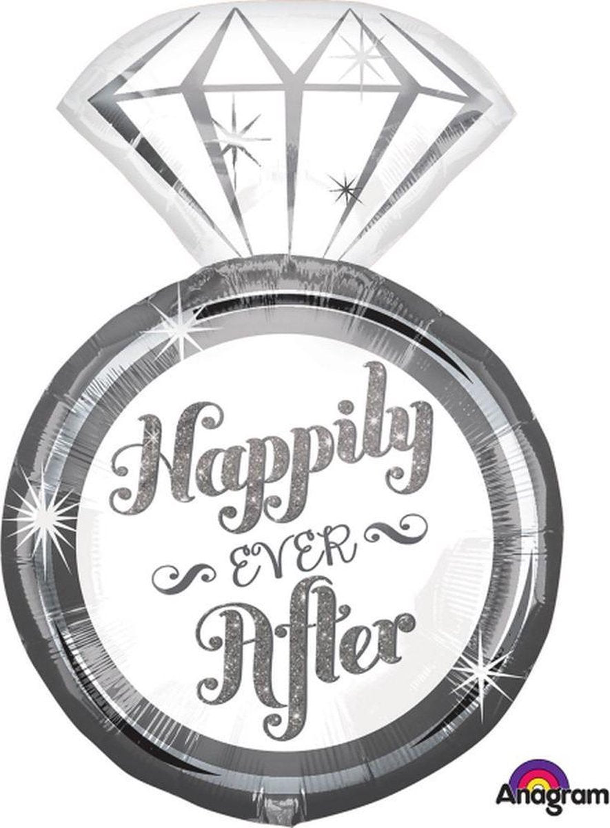 "Happily Ever AfterRing" Folie Ballon