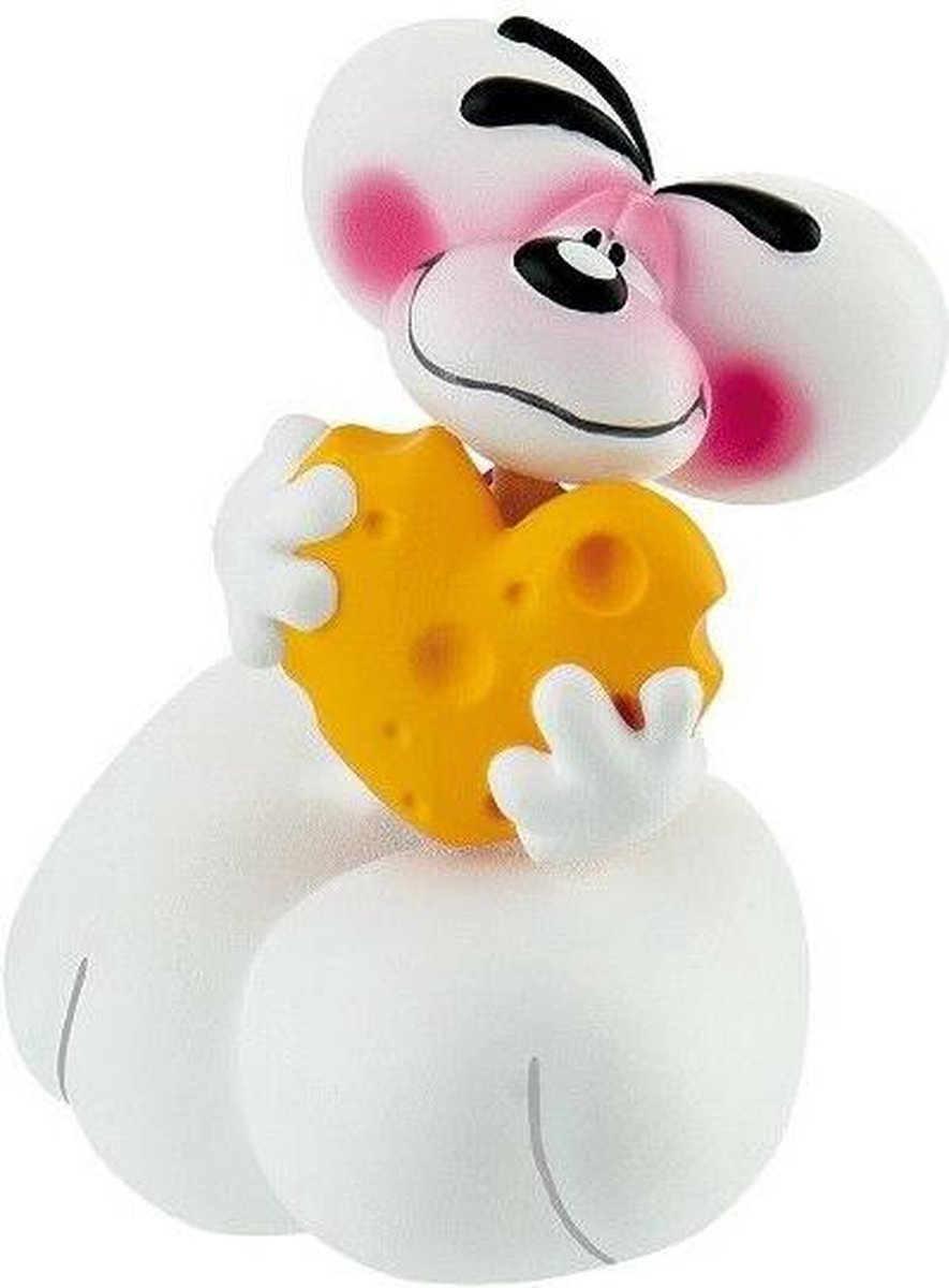 Bullyland - 43471 - Diddl met een hart van kaas - Speelgoedfiguur - 6 x 3