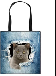 Kattenhebbedingen - Tas - Kat - Poes - Voor de kattenliefhebber - Grijze kat
