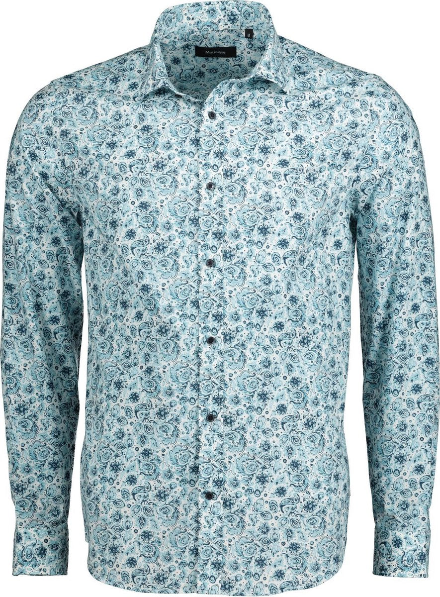 Matinique Overhemd - Slim Fit - Groen - XXL