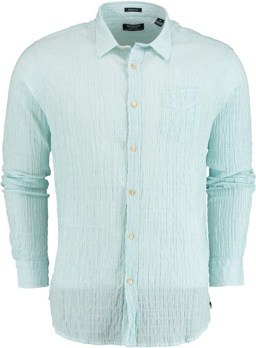 Dstrezzed Overhemd - Slim Fit - Blauw - L