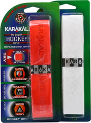 karakal grips - 2 stuks - wit en rood
