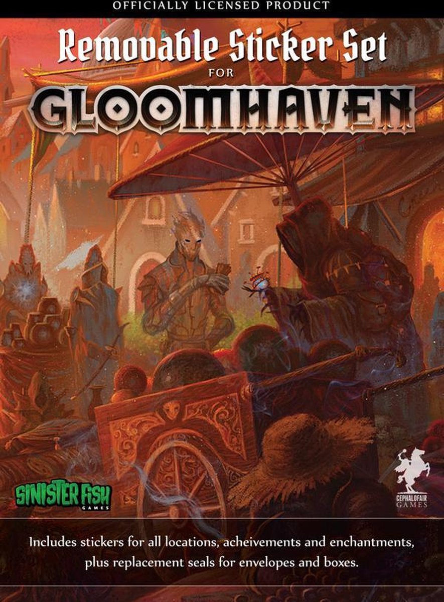 Gloomhaven Removable Sticker Set - EN