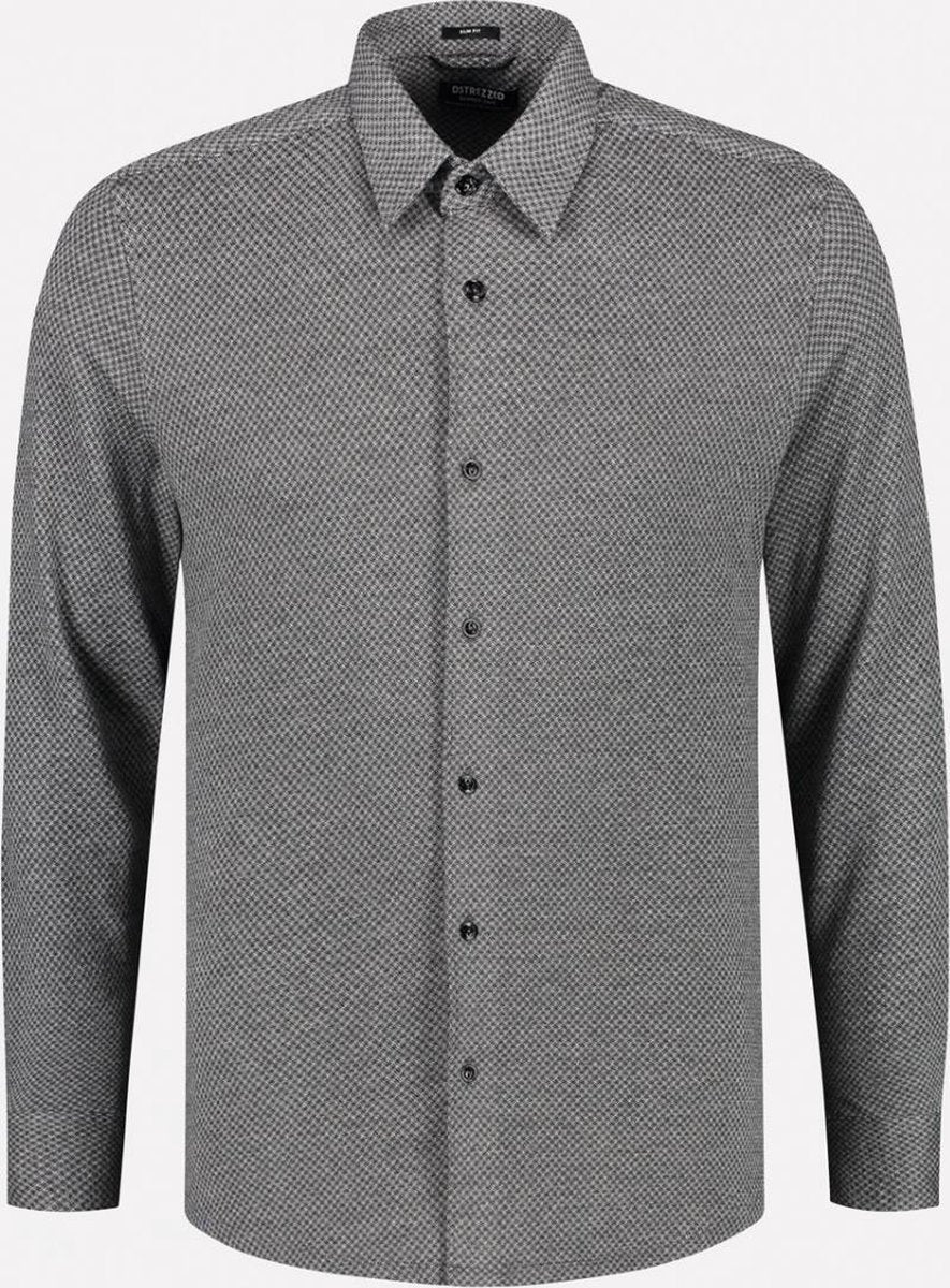 Dstrezzed Overhemd Slim Fit Grijs Melange (303378 - 898)