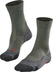FALKE TK2 Melange Heren Wandelsokken - Ivy Green - Maat 46-48