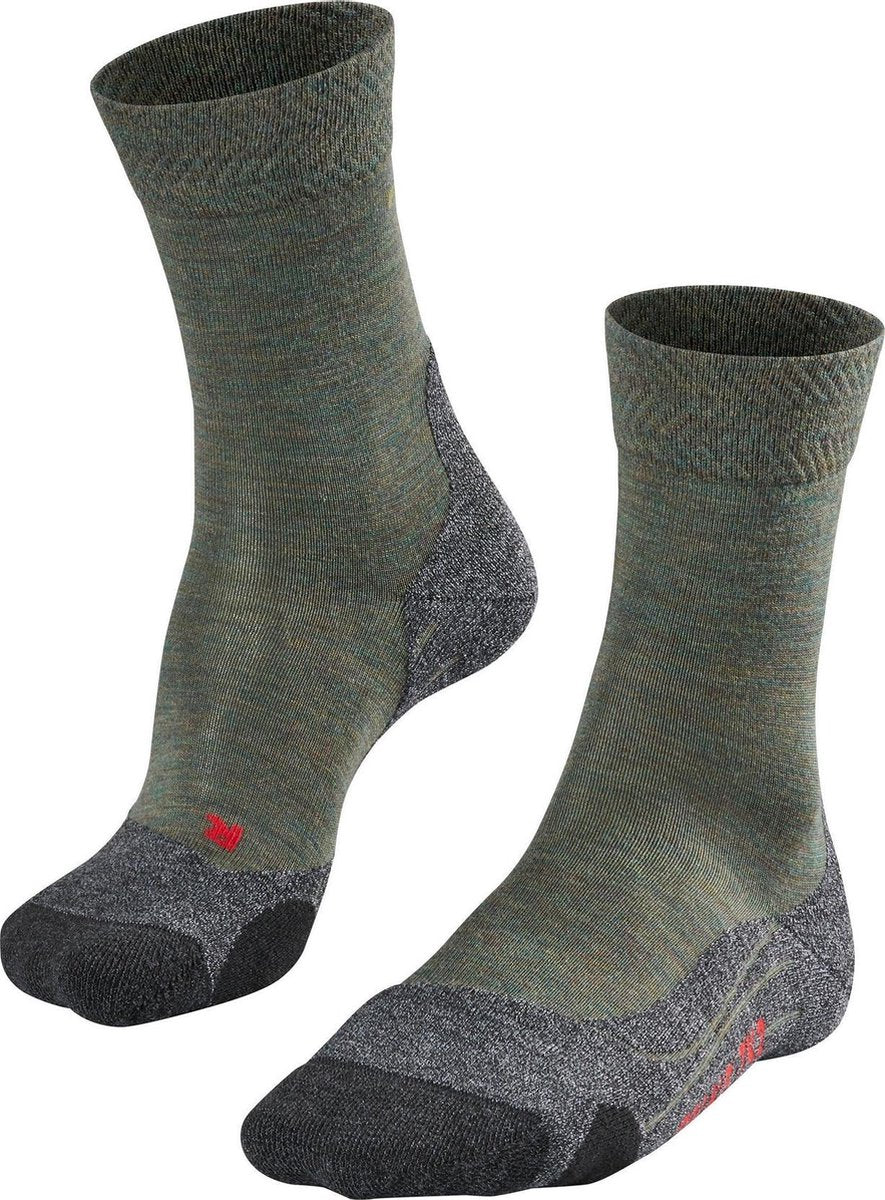 FALKE TK2 Melange Heren Wandelsokken - Ivy Green - Maat 46-48