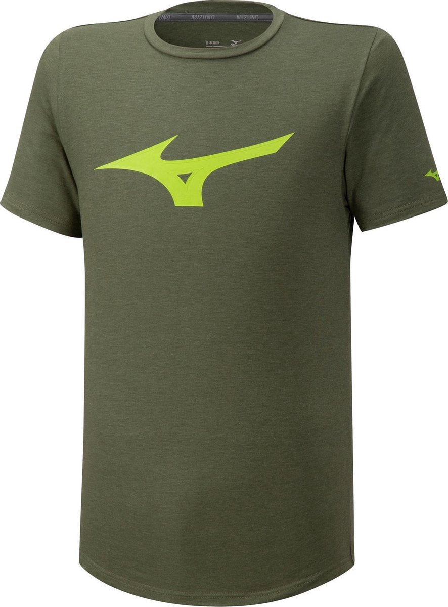 Mizuno Athletic RB Shirt Heren - Groen - maat XL
