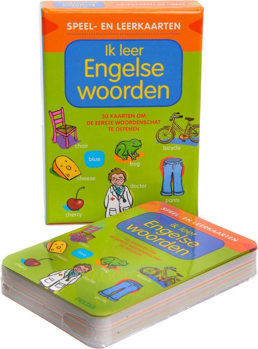 Deltas leerkaarten Ik leer Engelse woorden