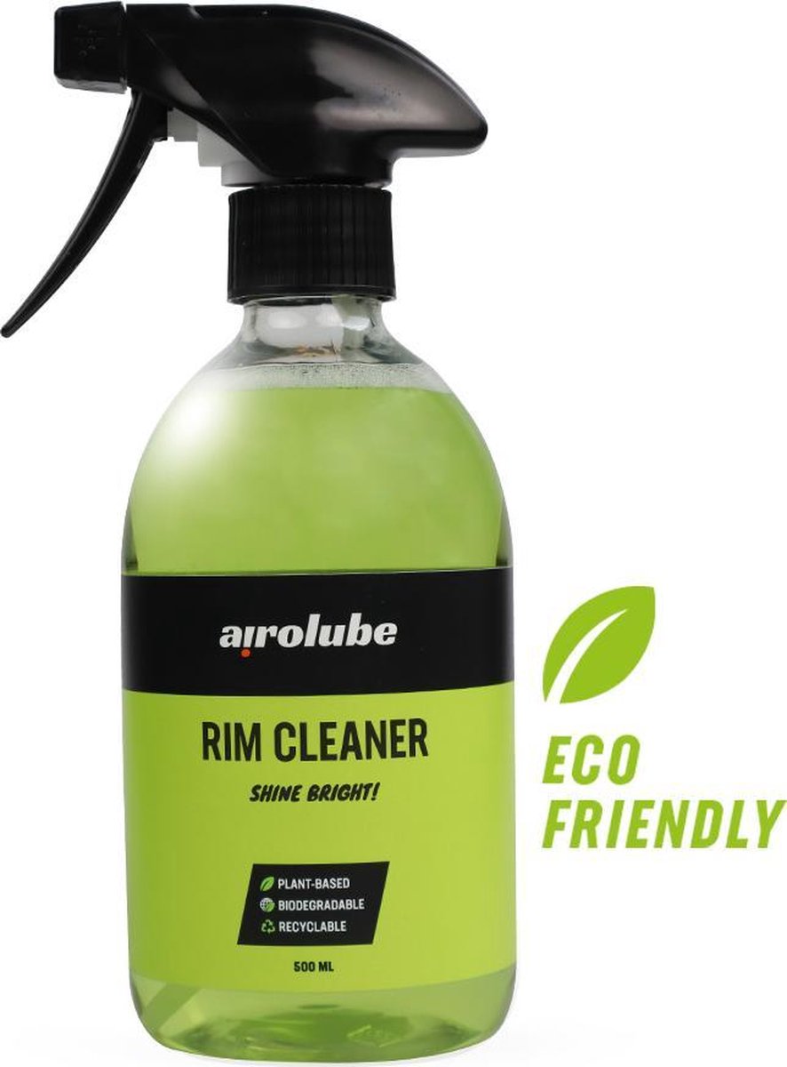 Plant Based Velgenreiniger 500ml | Airolube Rim Cleaner | Laat de velgen weer glimmen | Biologisch Afbreekbaar | Milieubewuste keuze