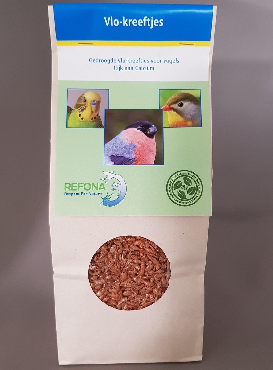 Biopack Vlokreeftjes / Gammarus - 1 Liter - Geschikt als voer voor vogels