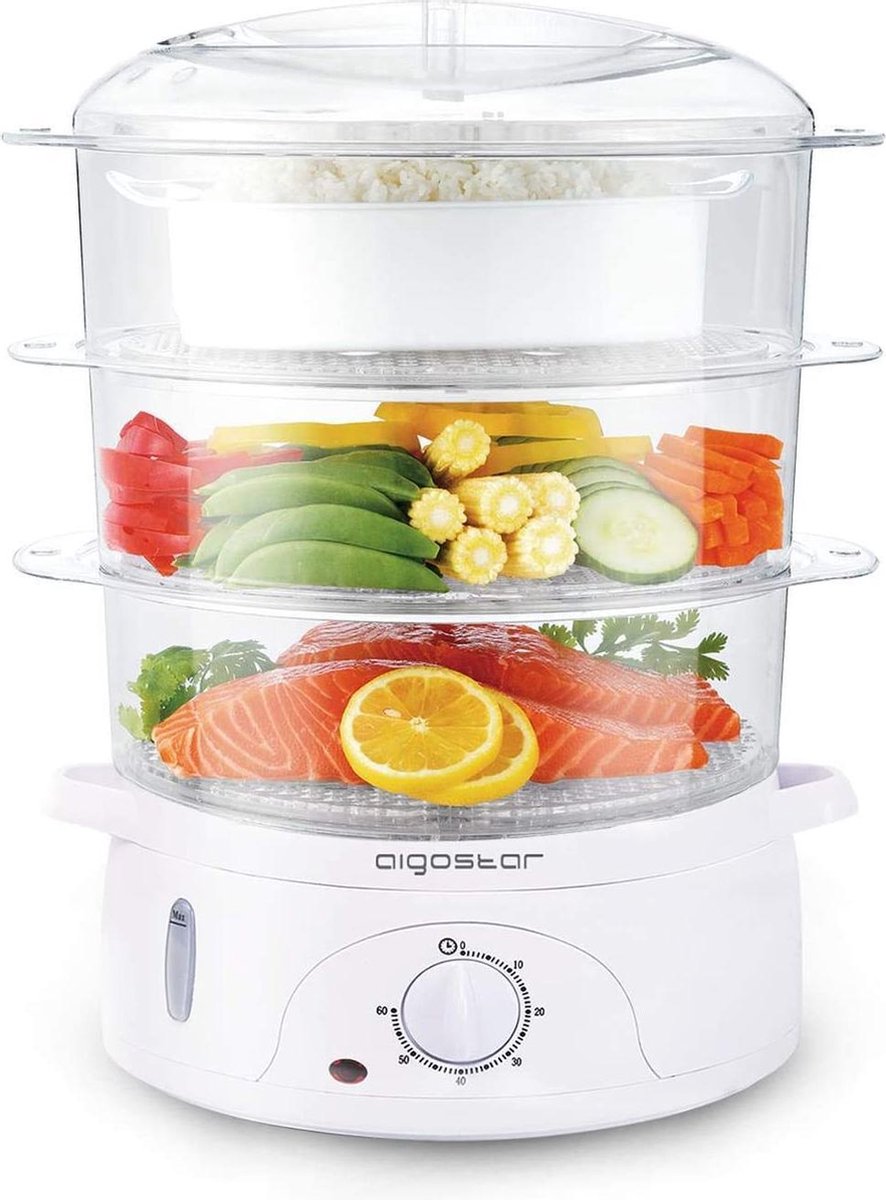 Aigostar Fitfoodie 30CFO - steamer met timer