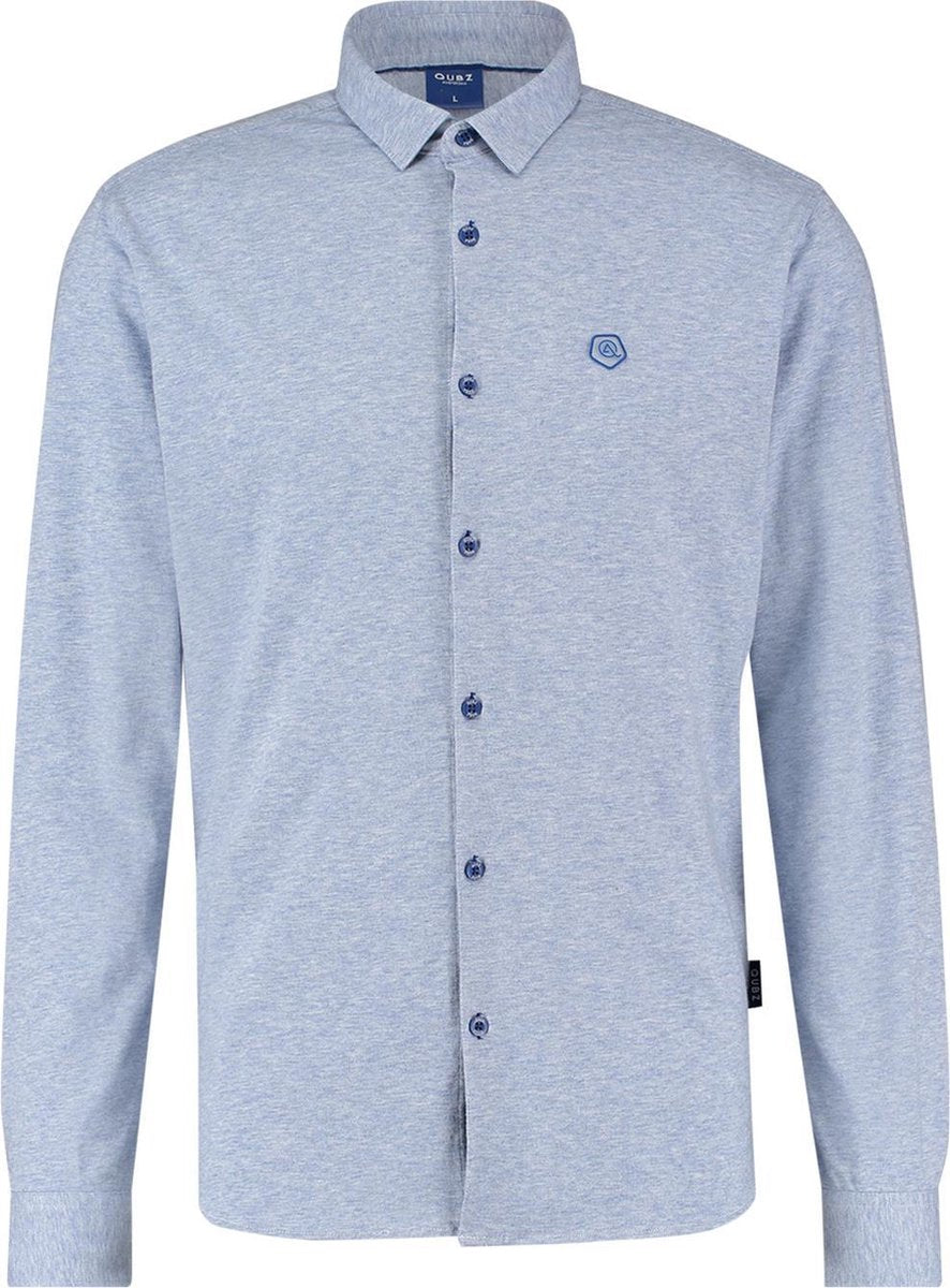 Jersey Slub Shirt Q01410130 231 Electric Blue