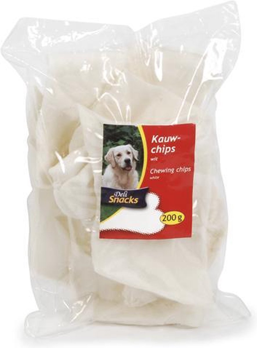 DeliSnacks kauwchips Wit - 200 gram
