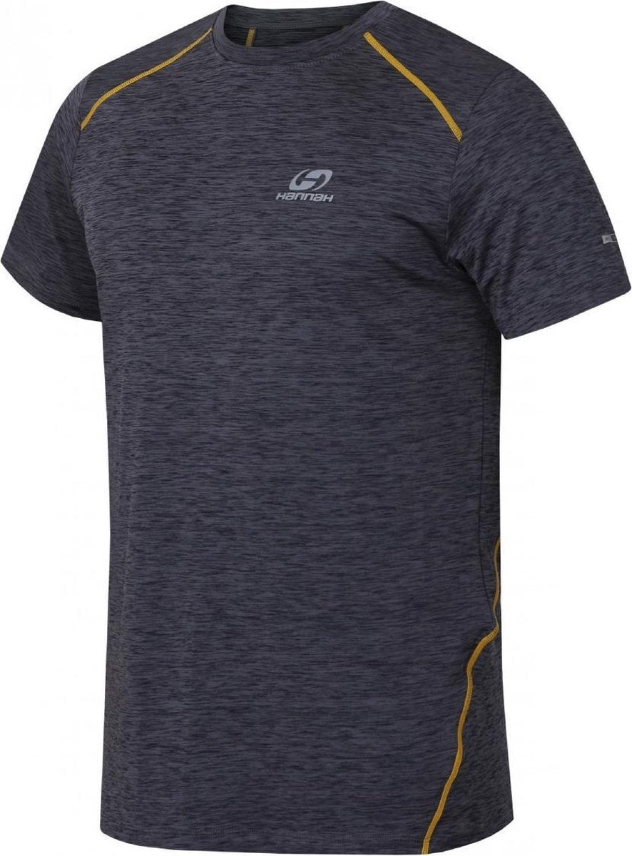 Hannah Sportshirt Pello Heren Polyester Grijs Maat Xl