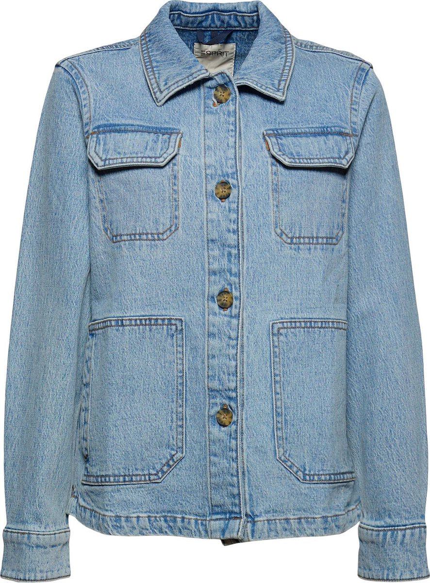 Esprit casual 071EE1G312 - Spijkerjacks voor Vrouwen - Maat M