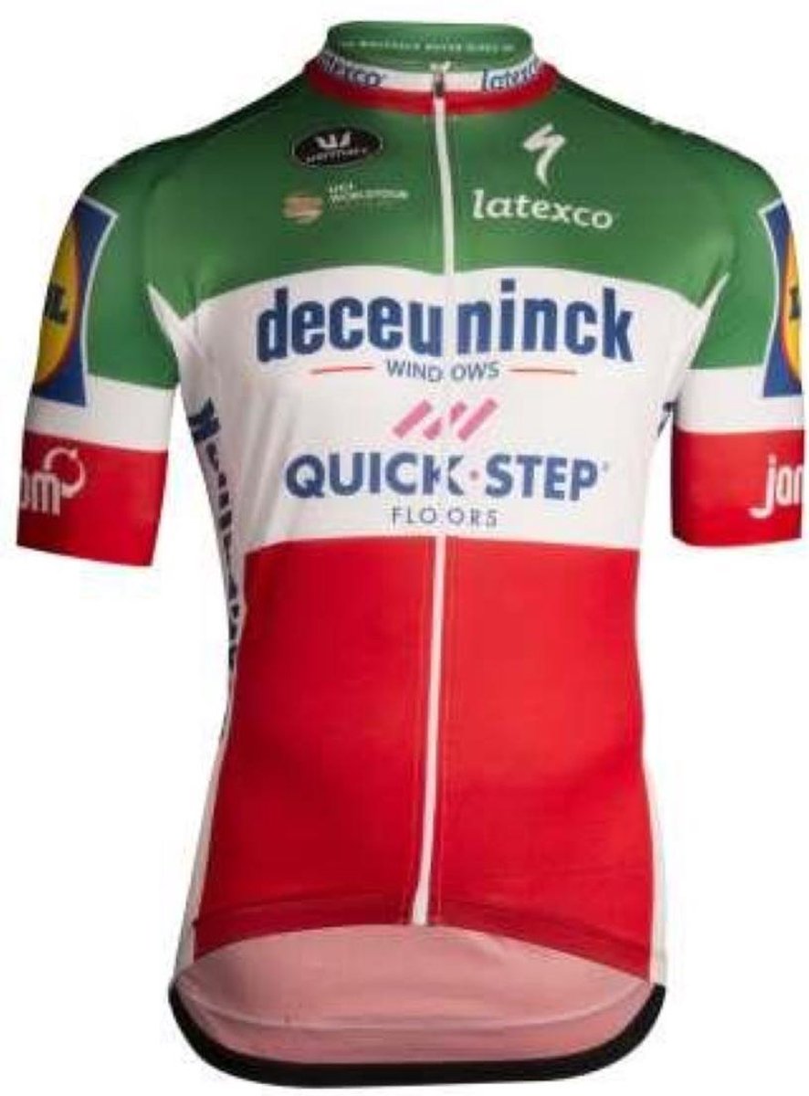 DECEUNINCK QUICK-STEP VERMARC ITALIA KORTE MOUWEN SPL AERO Maat XXL