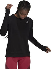 adidas Cooler Longsleeve Dames - zwart - maat L