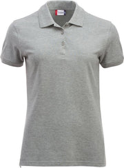 Clique Manhattan Dames Polo Grijs Melange maat XS