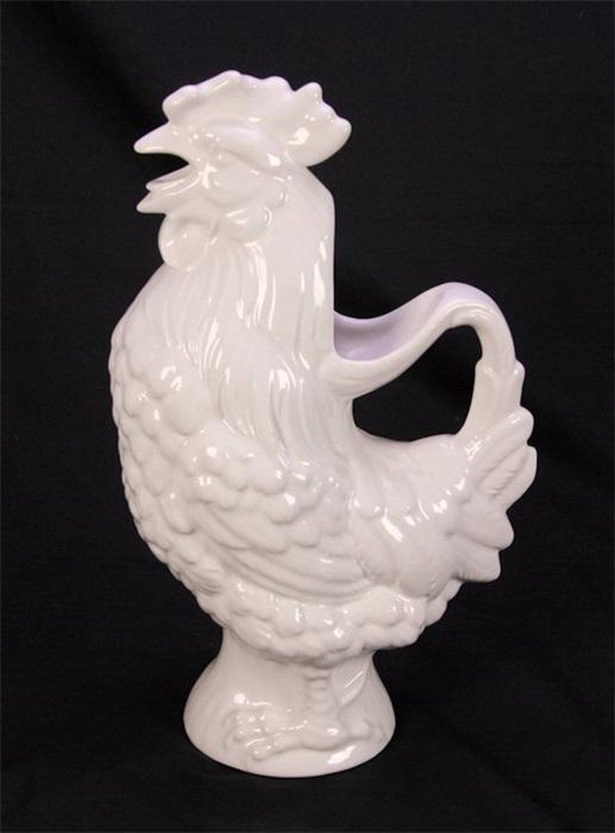 Kan Haan wit 18x12x31cm