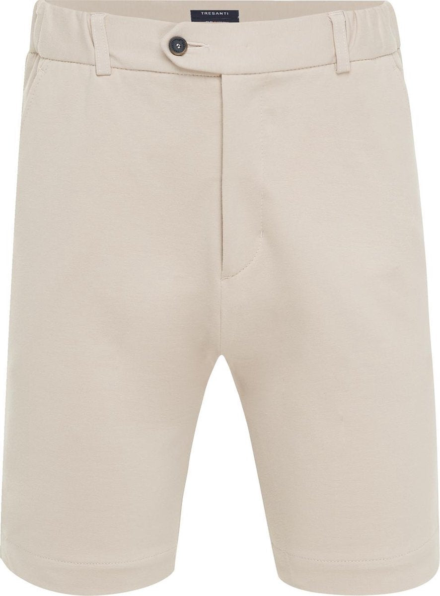 Trey | Korte broek stretch beige