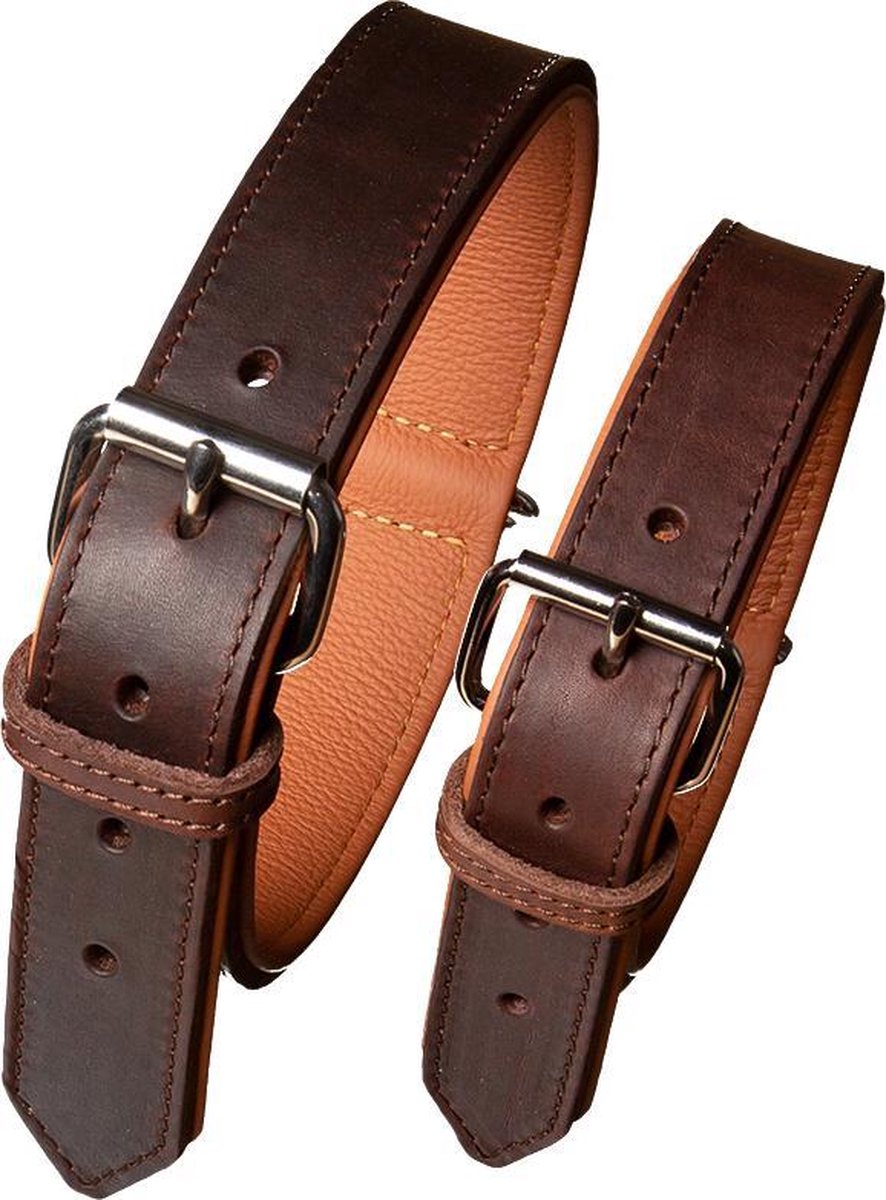 Habitat Halsband Vetleer Gevoerd Bruin 40x2