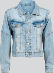 Summum Japan - Jas - Jeans - Blauw - 42