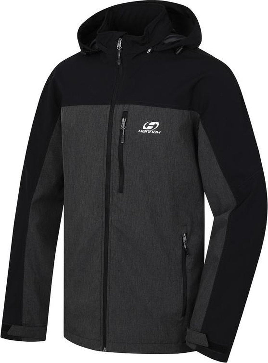 Hannah Outdoorjas Brolin Lite Heren Polyester Zwart Mt S