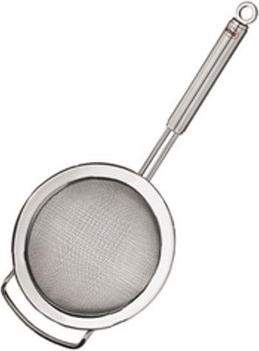 Rösle Keukenzeef met ronde handgreep - 12 cm - Zilver