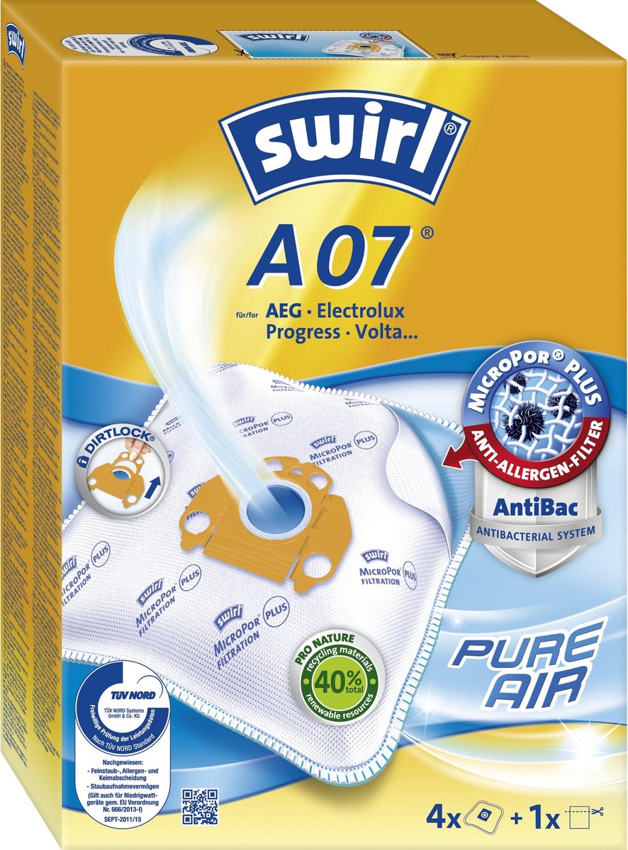 Swirl A 07 Airspace - Stofzuigerzakken