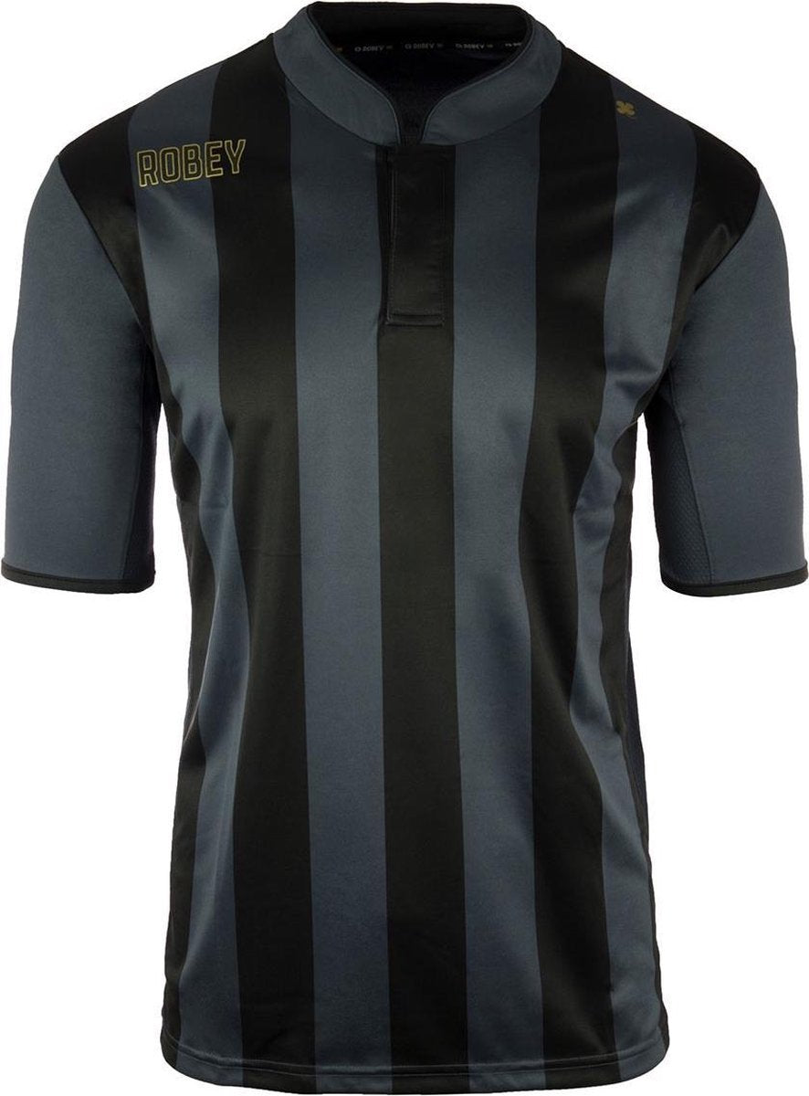 Robey Winner SS Voetbalshirt korte mouwen - Black Stripe