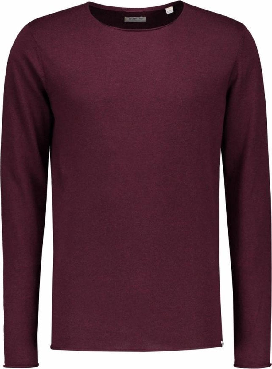 Dstrezzed Pullover Round Neck Cotton Modal Bordeaux Rood (404134 - 423)